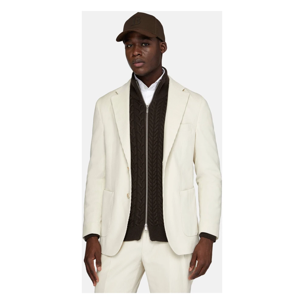 Boggi Milano Cernobbio Jas Beige Heren