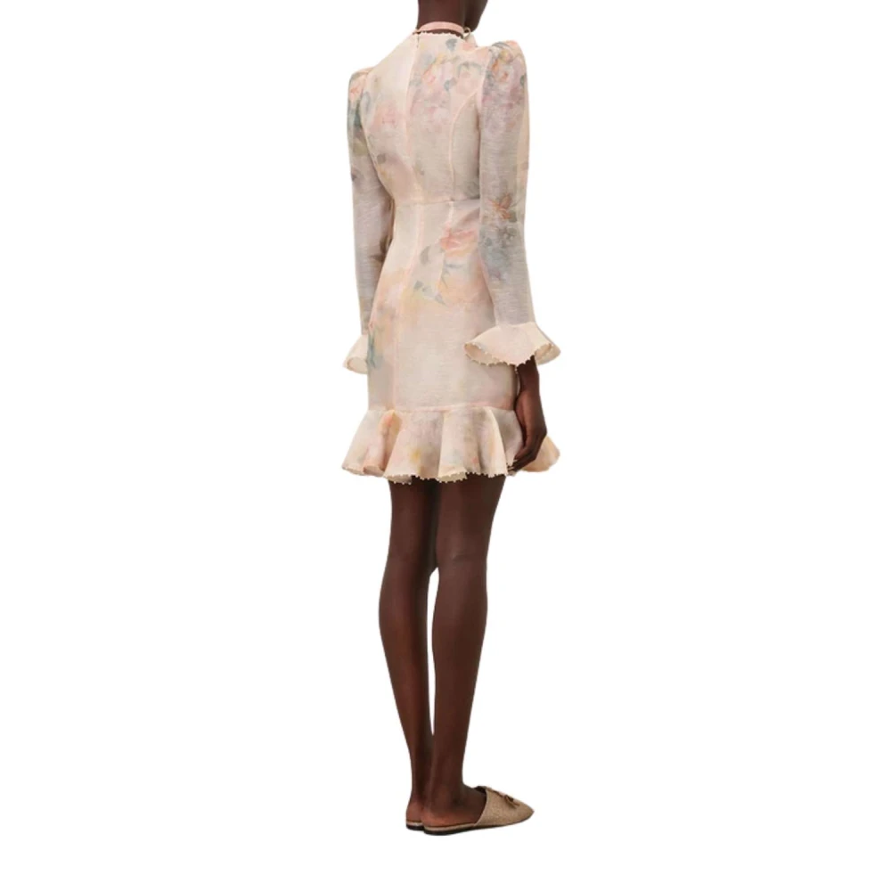 Zimmermann Bloemen Mini Jurk Multicolor Dames