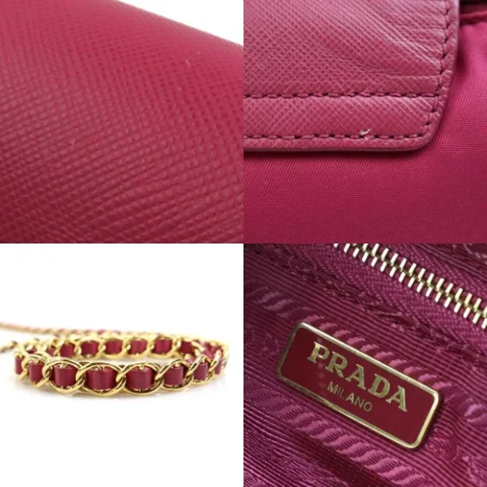 Prada Vintage Pre-owned Fabric prada-bags Pink Dames