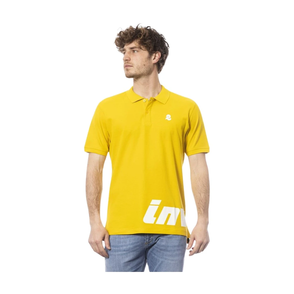 Invicta Geel Katoenen Poloshirt Yellow Heren