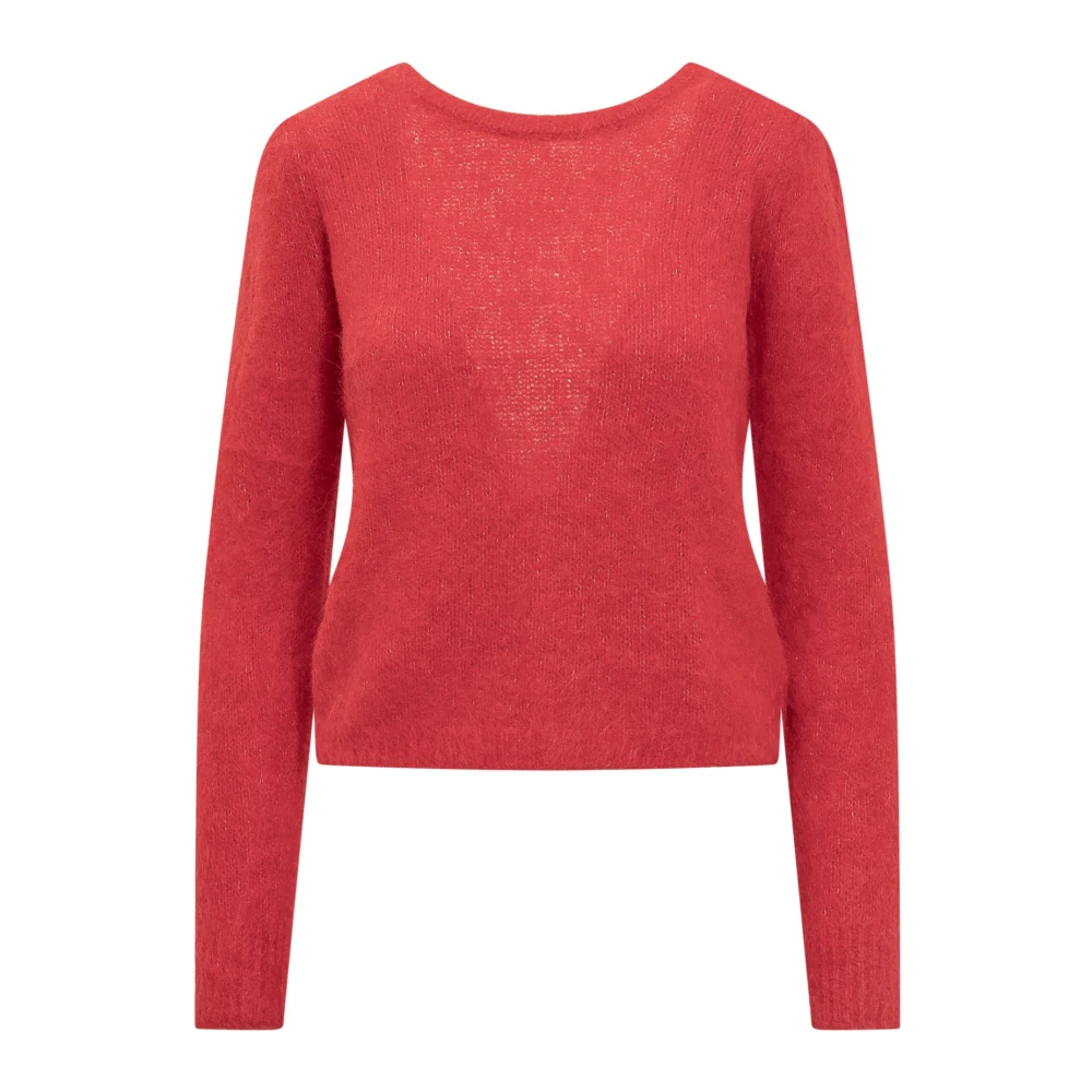 Ba&Sh Turo Jumper Stickad tröja Red, Dam