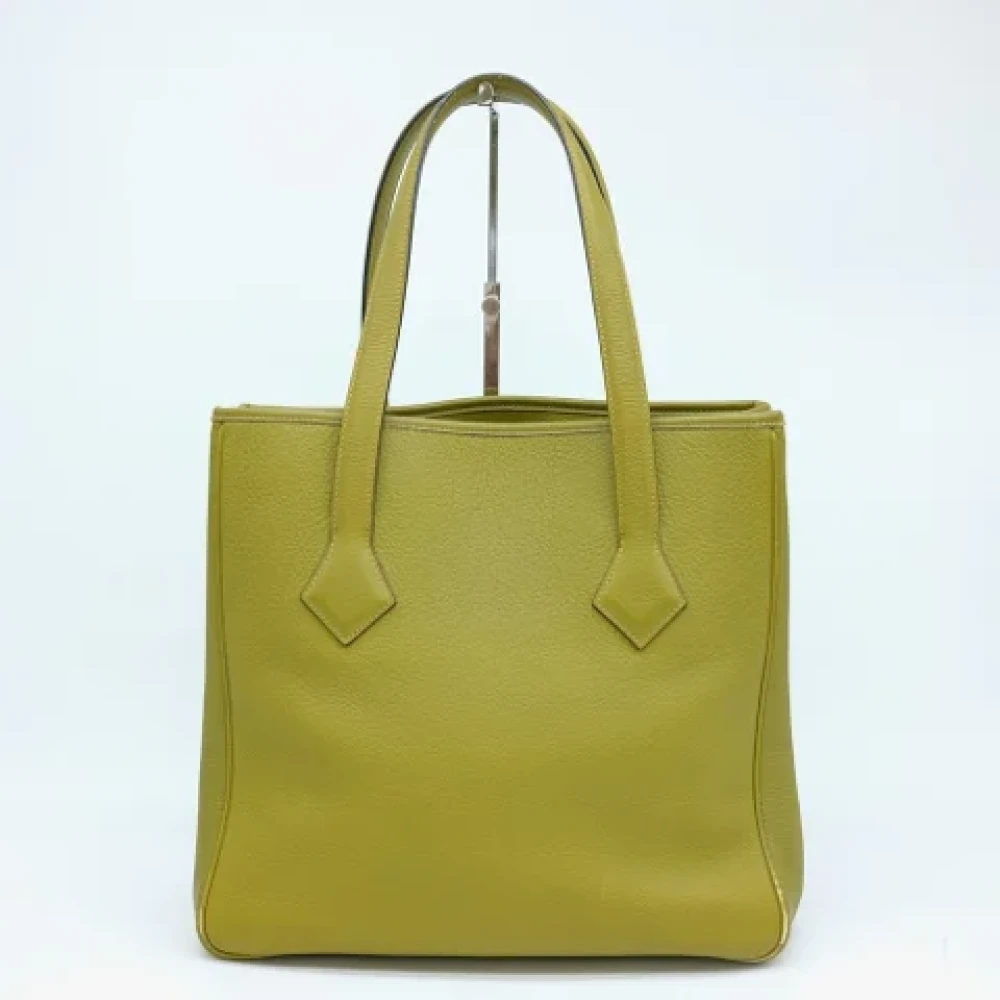 Hermès Vintage Pre-owned Fabric handbags Green Dames