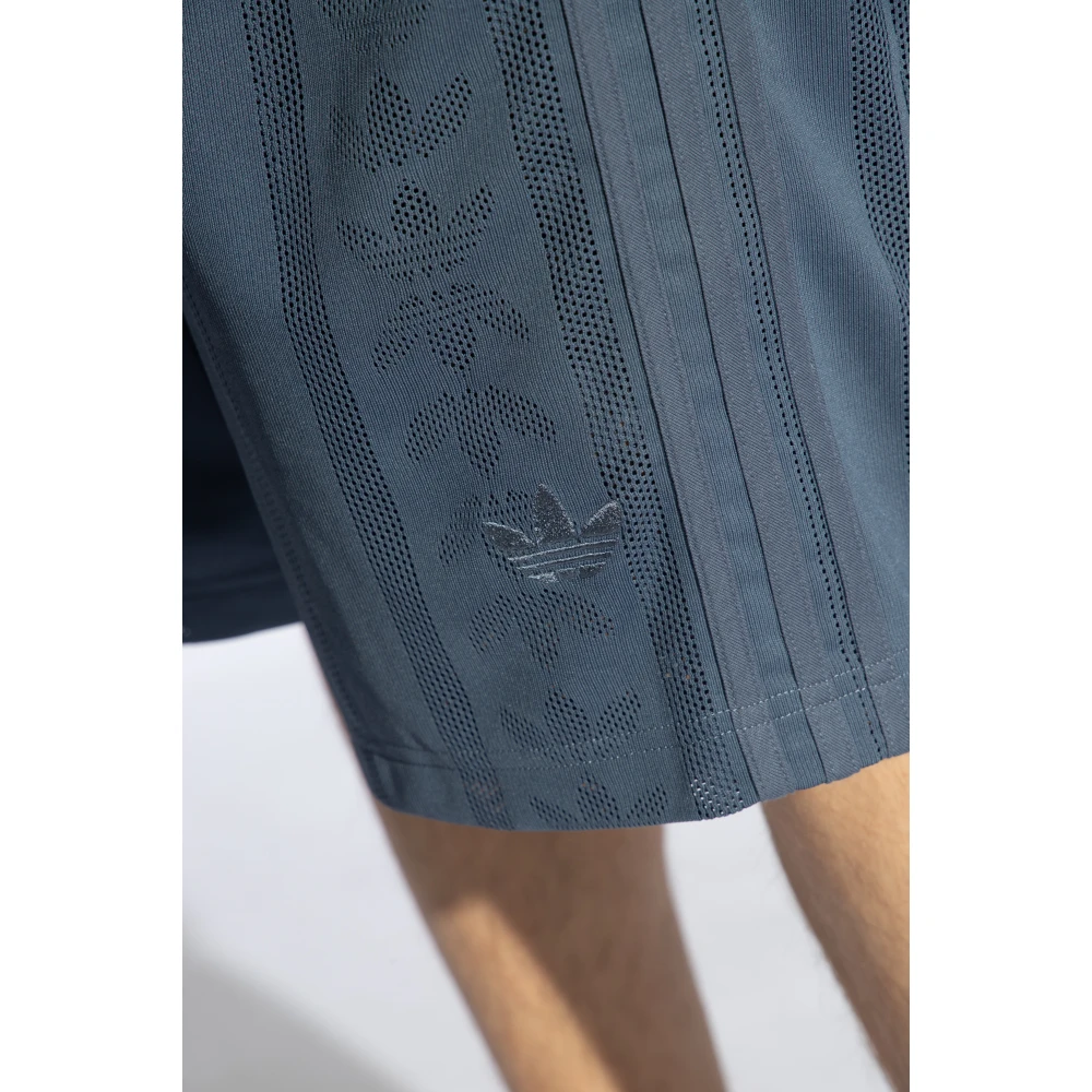 adidas Originals Shorts met logo Blue Heren