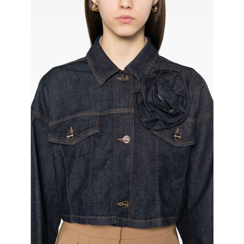 Blugirl Blauwe jas Dameskleding Buitenkleding Blue Dames
