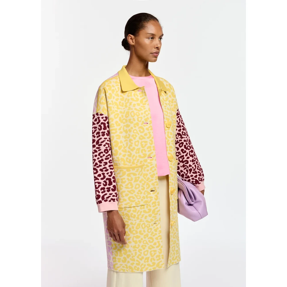 Essentiel Antwerp Bedrukte Jas Foon Multicolor Dames