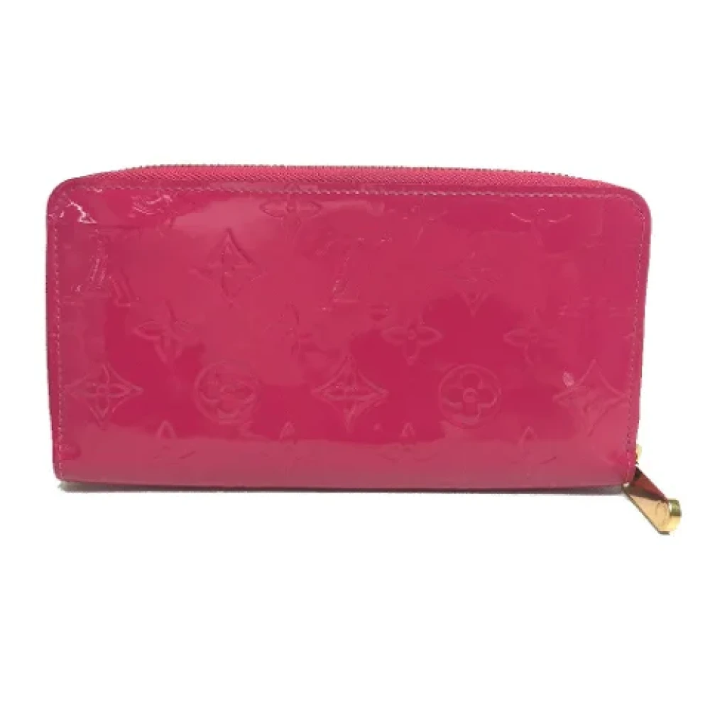 Louis Vuitton Vintage Pre-owned Leather wallets Pink Dames