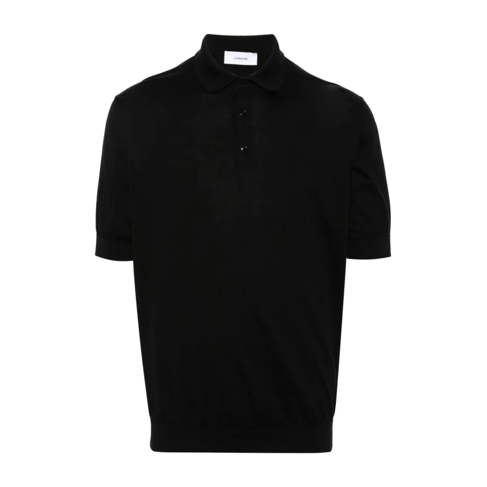 Lardini Polo Shirts Black Heren