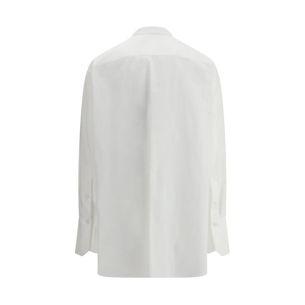alexander mcqueen Katoenen Steen Shirt White Dames