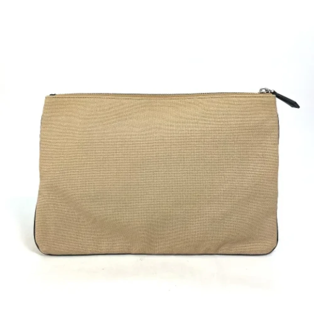 Fendi Vintage Pre-owned Fabric fendi-bags Beige Dames