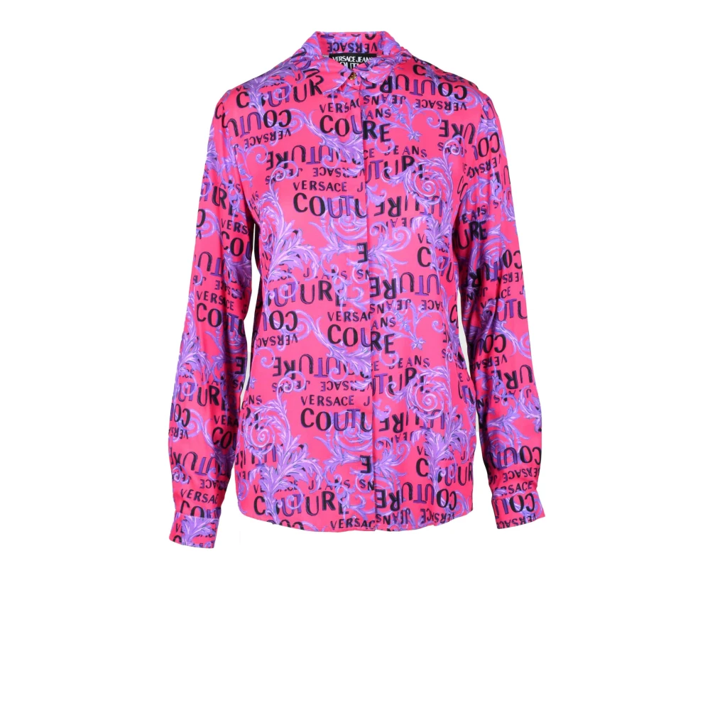 Versace Jeans Couture Viscose Shirt Multicolor Dames
