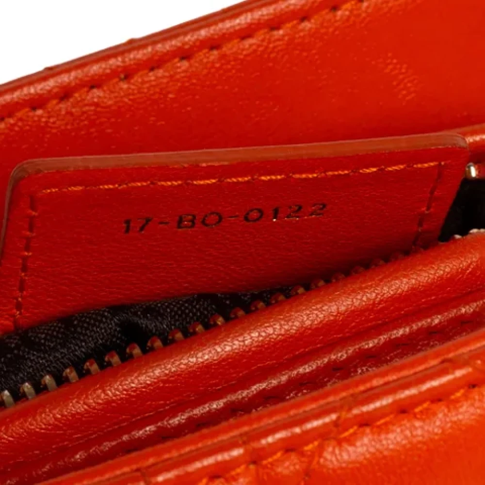 Dior Vintage Pre-owned Leather dior-bags Orange Dames