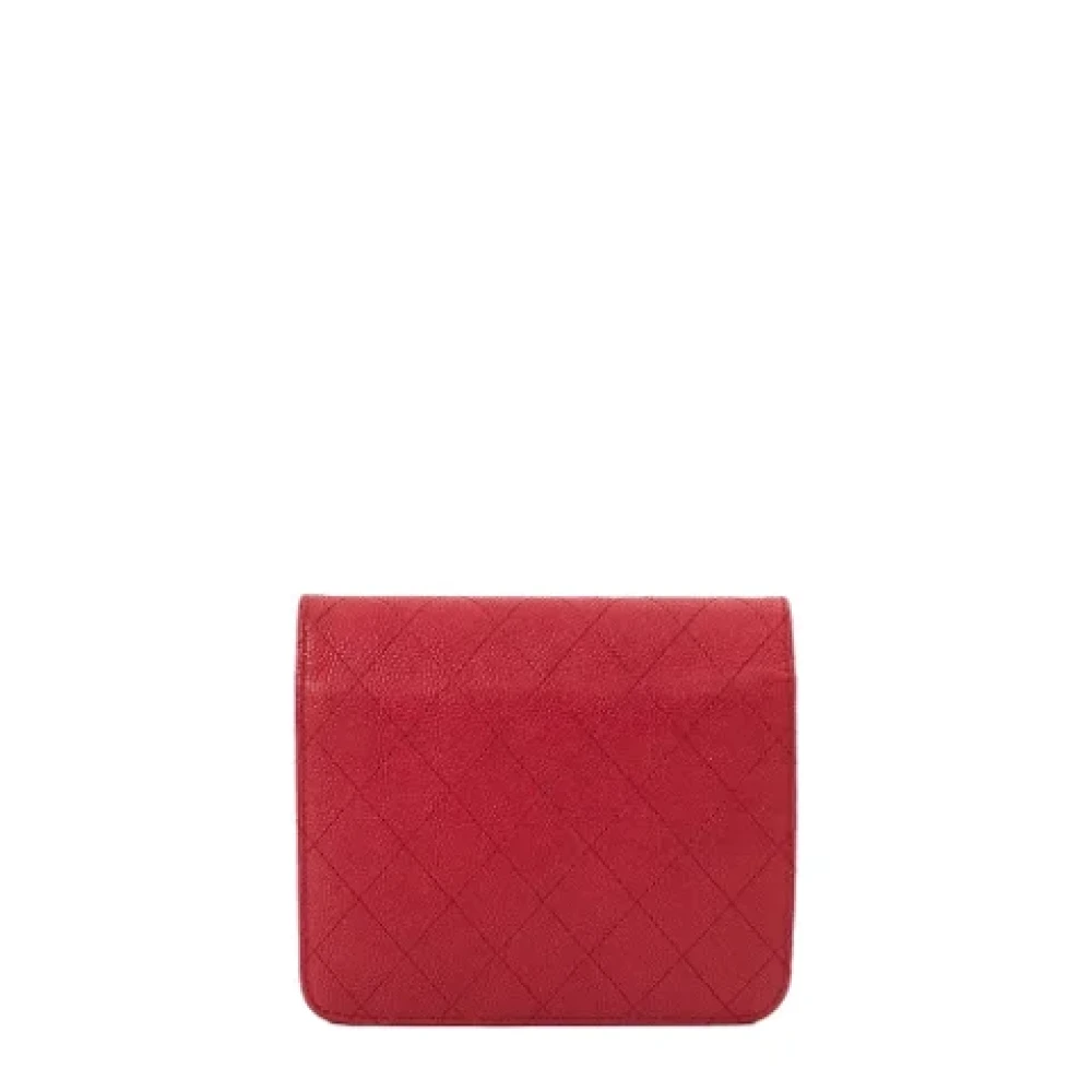 Chanel Vintage Pre-owned Leather wallets Pink Dames