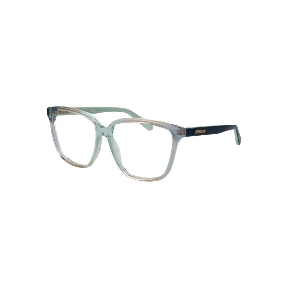 Love Moschino Women's Blue Glasses, One Size, Plastic Glasses Frames