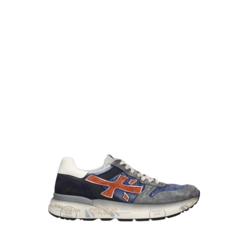 Premiata Mick Heren Sneakers van Leer en Nylon Heren Schoenen Veelkleurig Multicolor