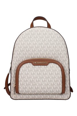 sacs-a-dos-en-tissu-beige-avec-logo