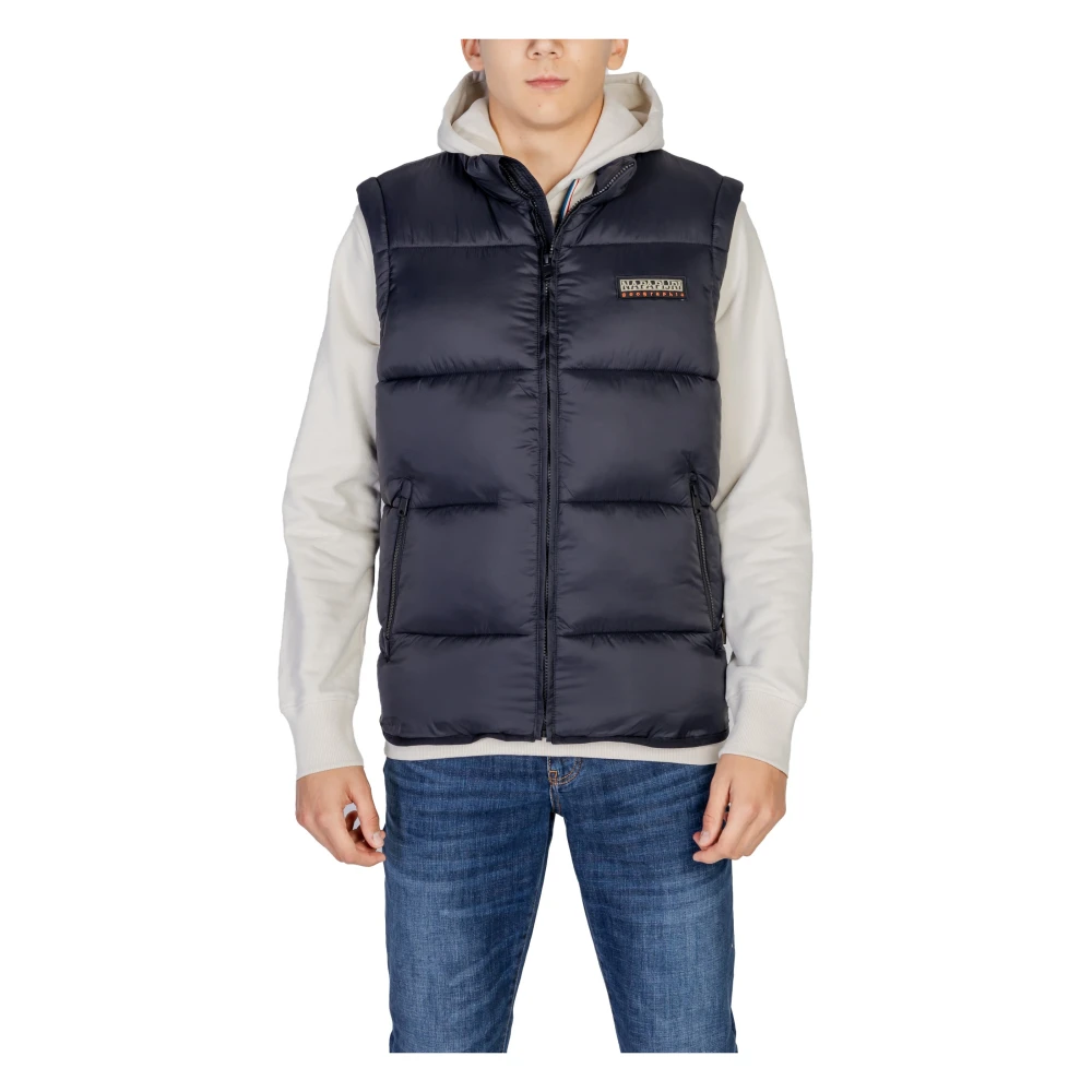 Napapijri Winter Gilet met Down-Free Thermo-Fibre™ Vulling Black Heren