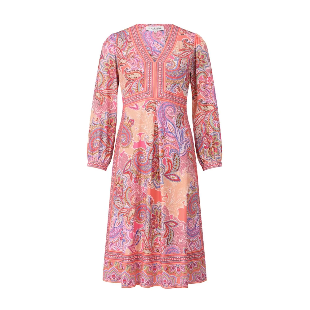 Hale Bob Paisley A-lijn Midi Jurk Multicolor Dames