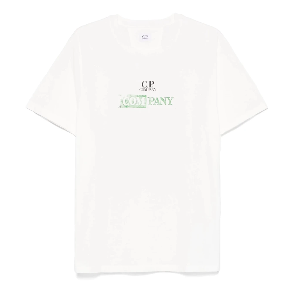C.P. Company Witte T-shirts en Polos White Heren