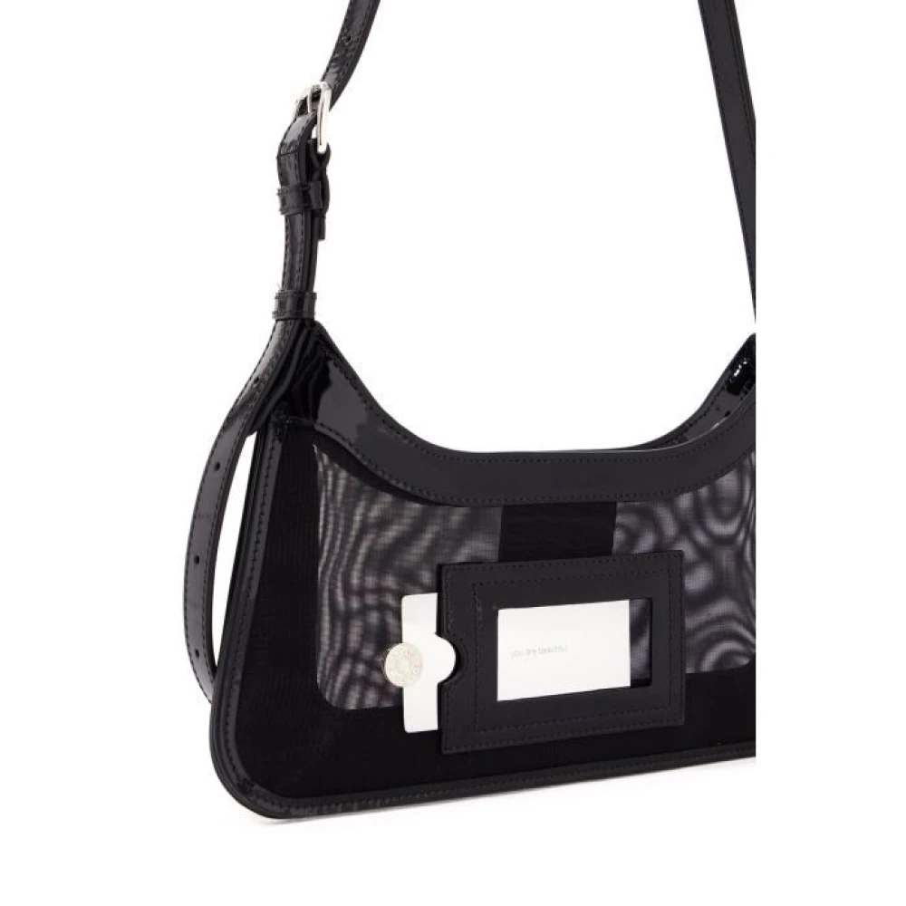 Acne Studios Stijlvolle Schoudertas voor Dagelijks Gebruik Black Dames