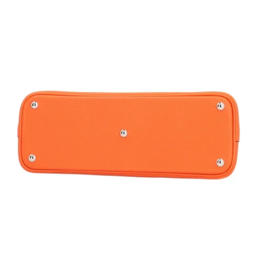 Hermès Vintage Pre-owned Fabric shoulder-bags Orange Dames