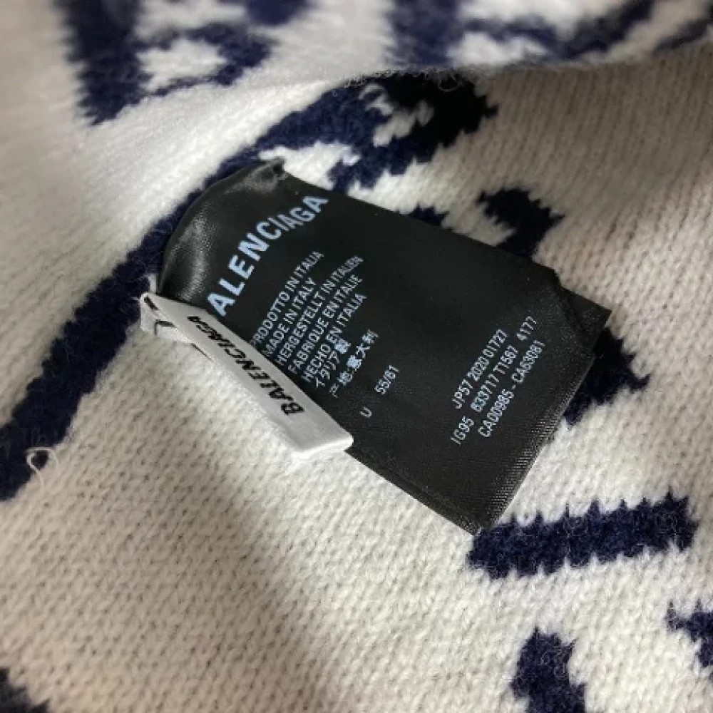 Balenciaga Vintage Pre-owned Wool hats Blue Dames