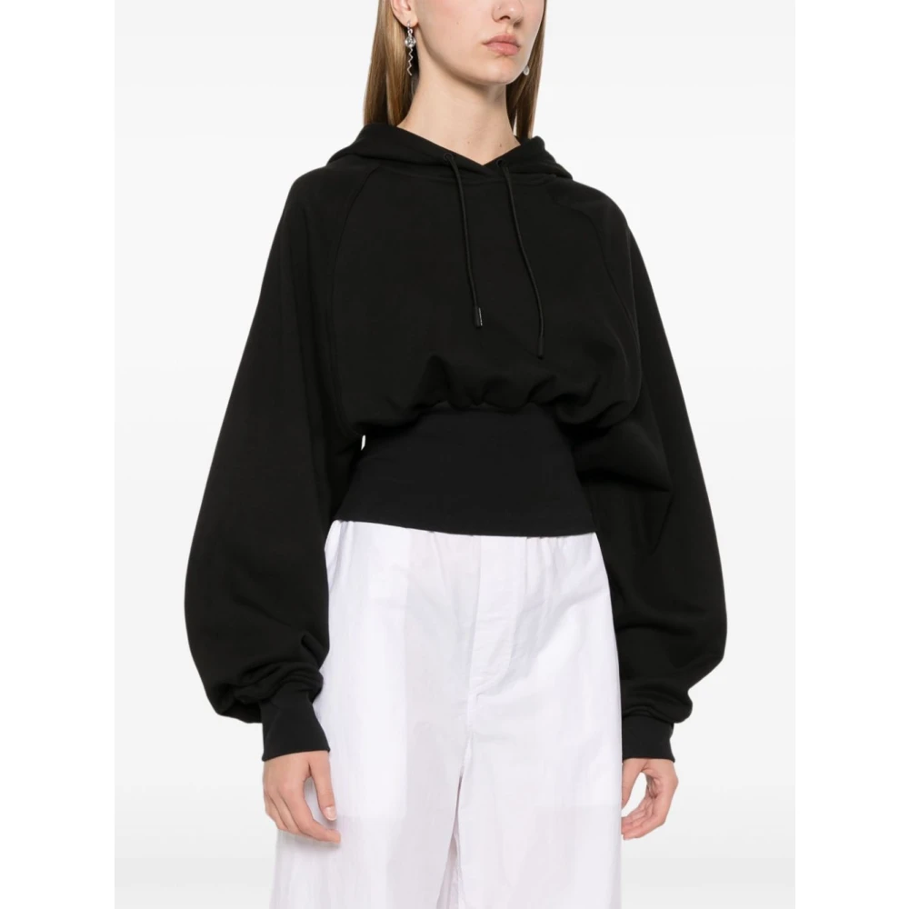 adidas by stella mccartney Cropped Hoodie Black Dames