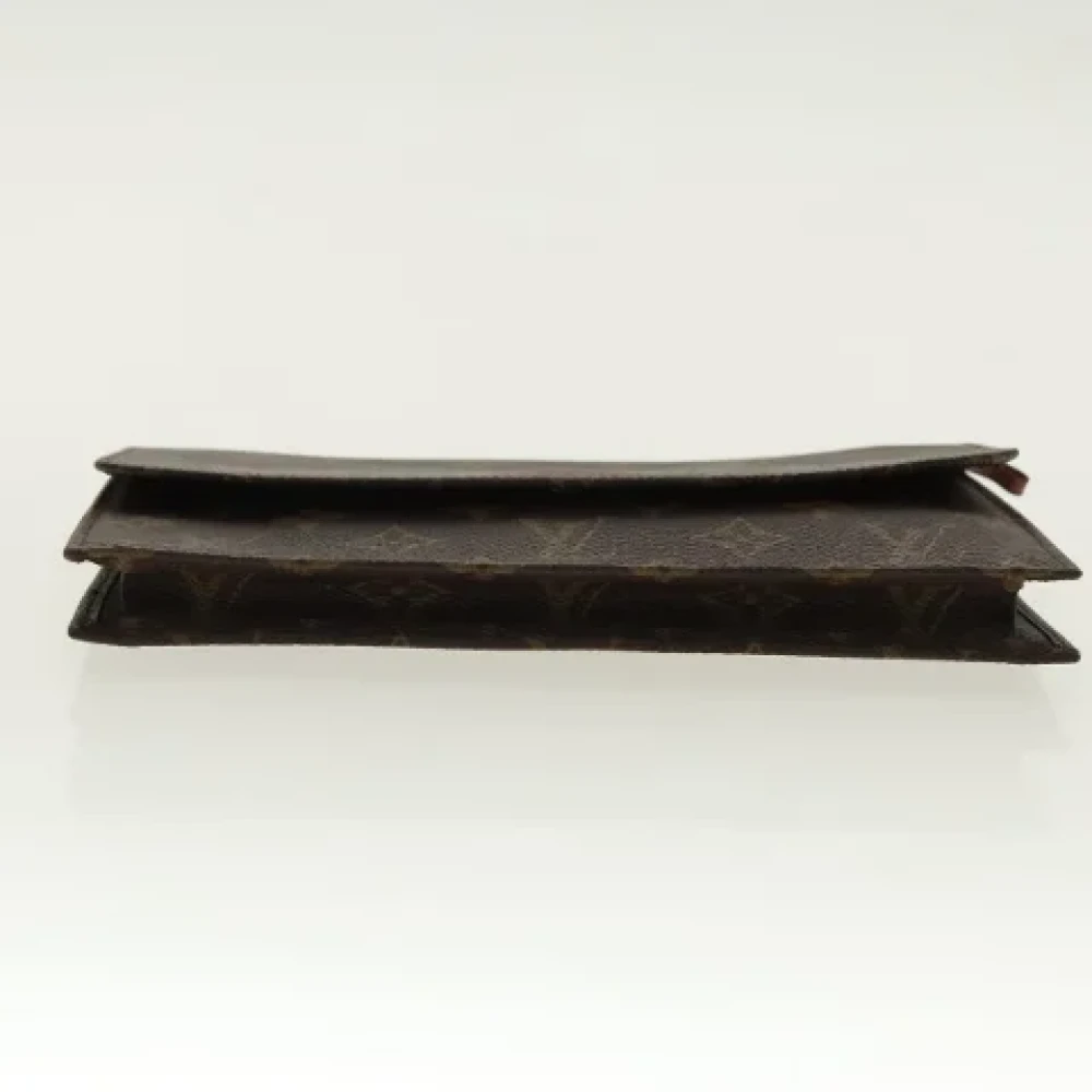 Louis Vuitton Vintage Pre-owned Canvas clutches Brown Dames
