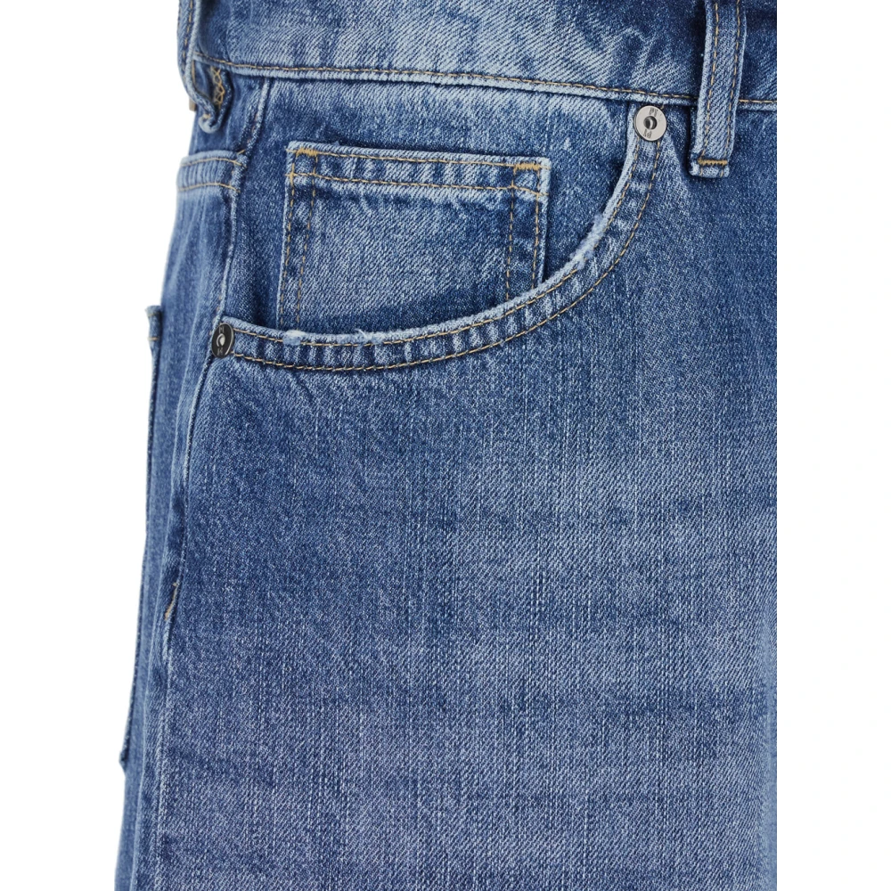 PT Torino Denim Bermuda Shorts Blue Dames