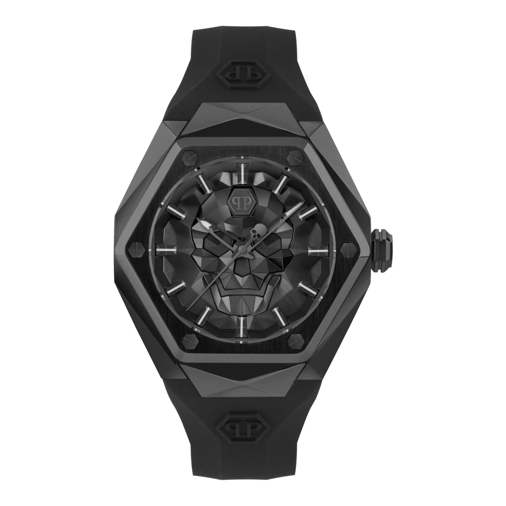 Philipp Plein Men's Black The $Kull Spikes
