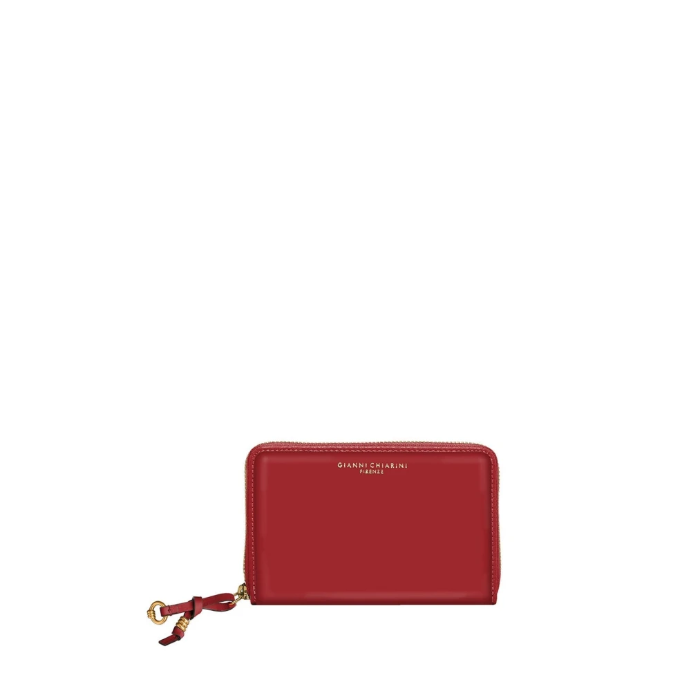 Gianni Chiarini Women's Red Wallets & Cardholders, One Size, Wallet Grain