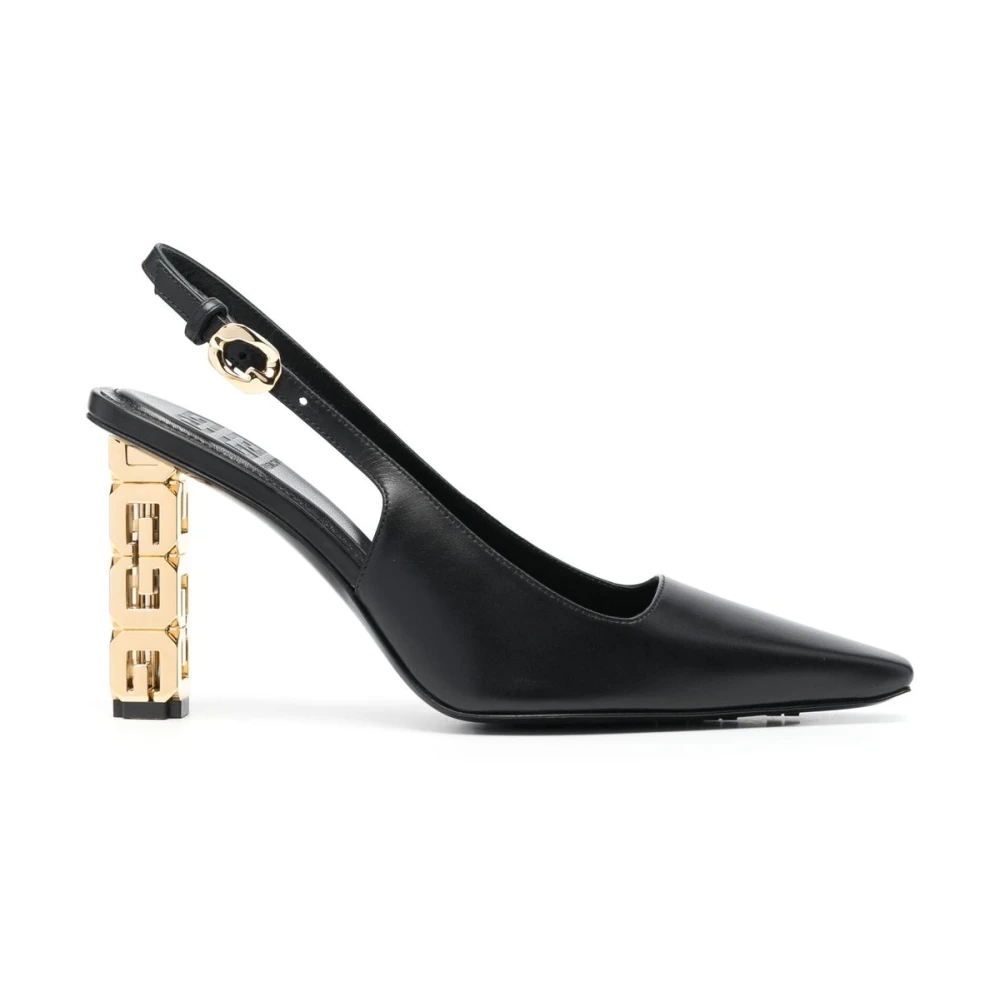 Givenchy Svarta pumps med spänne och spetsig tå Black, Dam