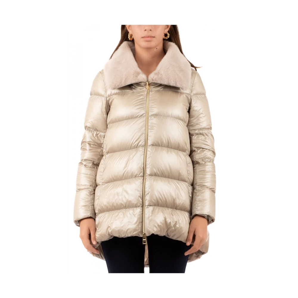 Herno Puffer Jacket Beige Dames