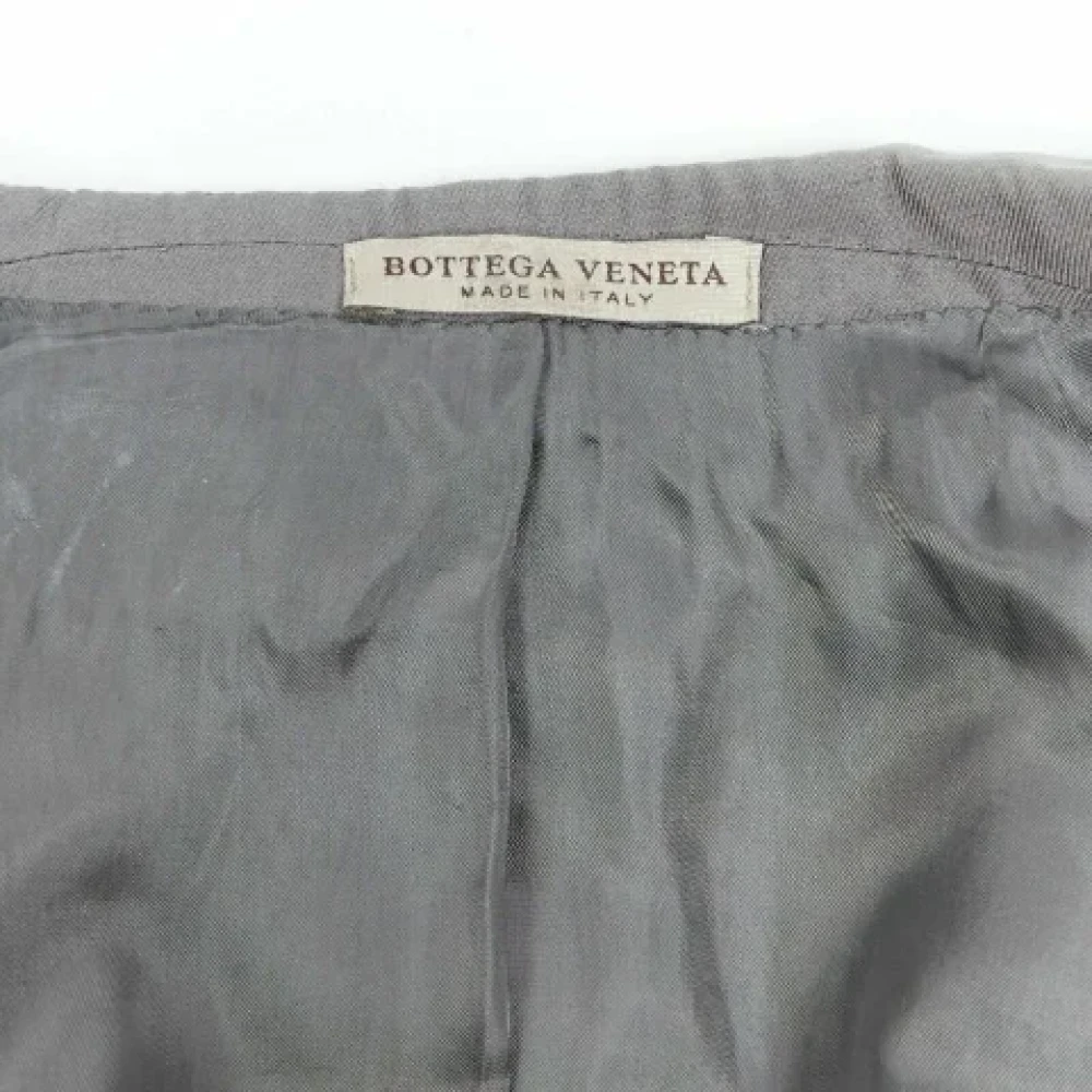 Bottega Veneta Vintage Pre-owned Cotton outerwear Gray Dames
