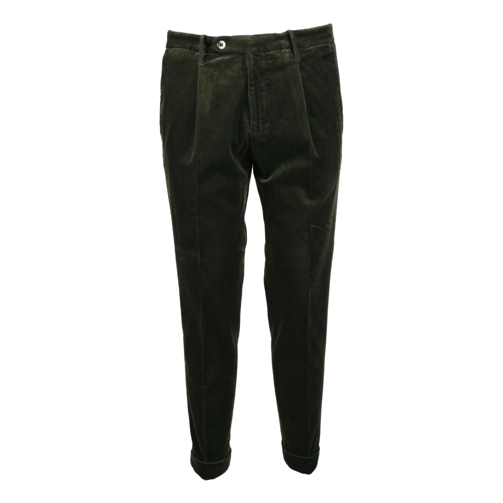 Michael Coal Katoen Modal Elastaan Broek Green Heren