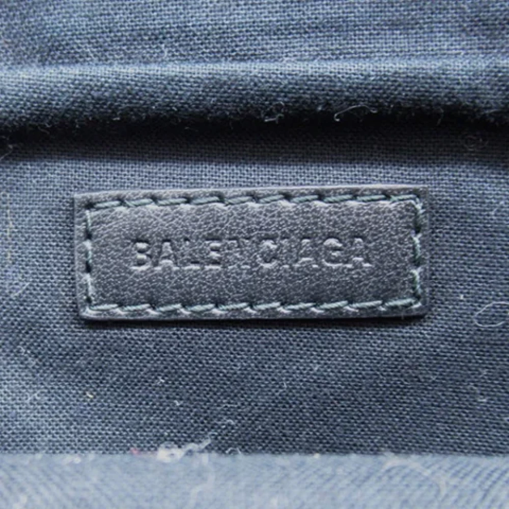 Balenciaga Vintage Pre-owned Nylon crossbody-bags Black Dames