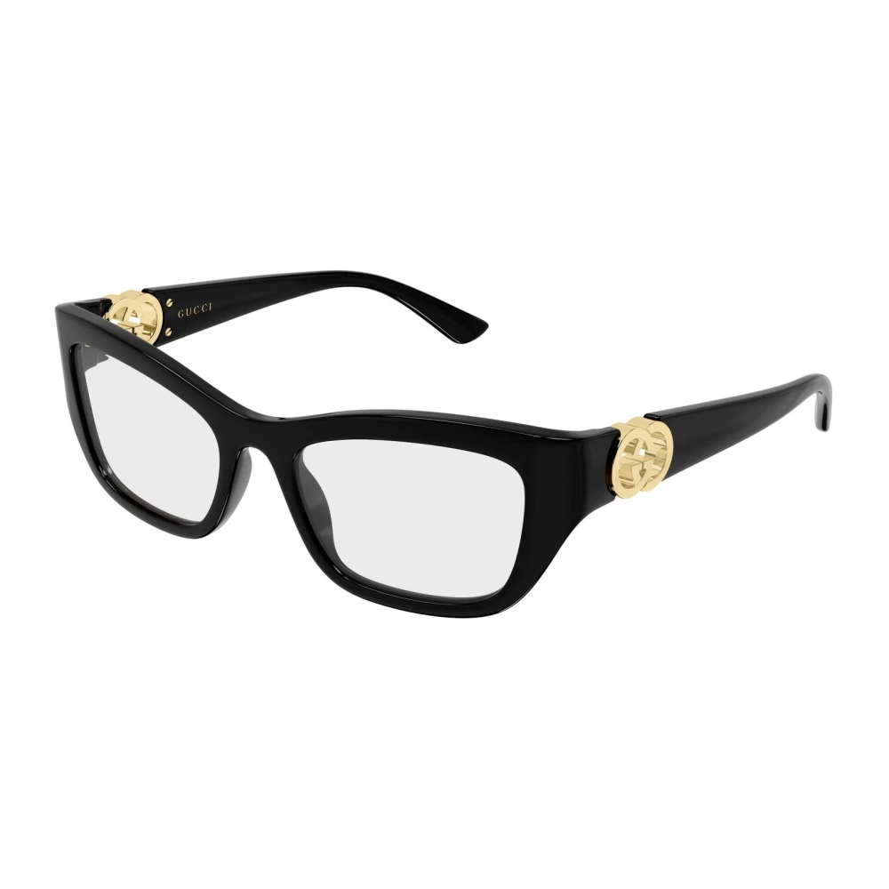 Gucci Women's Black Glasses, 52 Mm, Cat Eye Frame