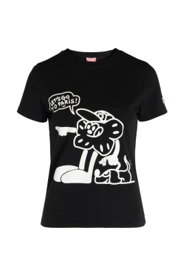 CONDEMT Print Bomulls T-shirt