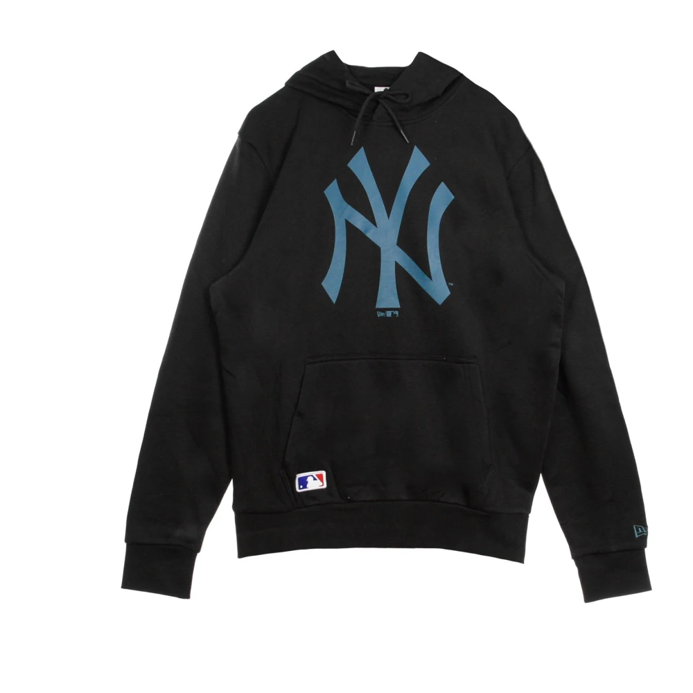 New era Seizoensgebonden teamlogo hoodie zwart turquoise Black Heren