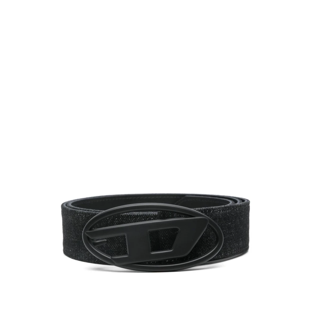Diesel Zwarte Riemen voor Mannen Black Heren