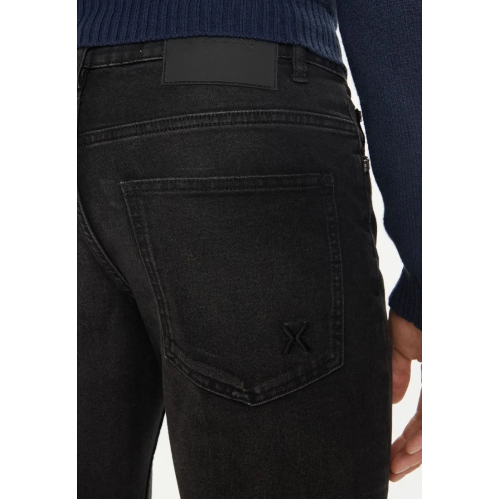 John Richmond Heren Riven Jeans Gray Heren