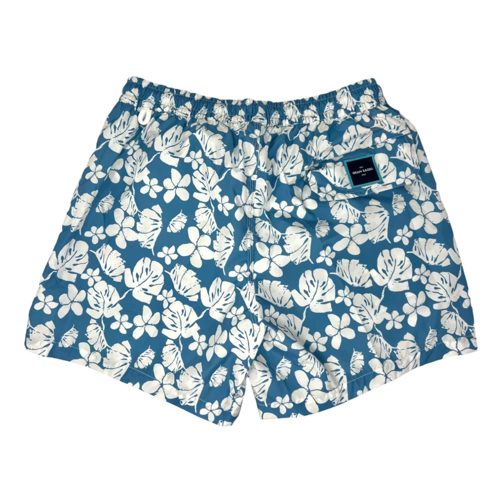 Gran Sasso Blume Denim Zwemshorts Multicolor Heren