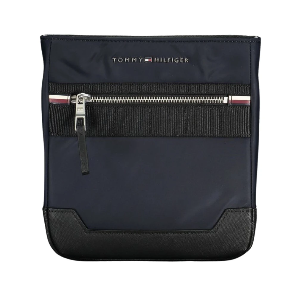 Tommy Hilfiger Men's Blue Polyester Shoulder Bag