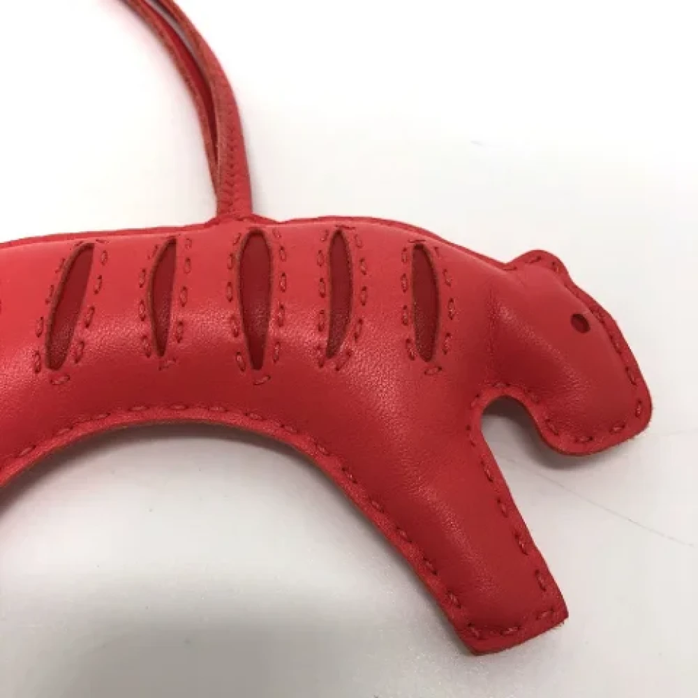Hermès Vintage Pre-owned Leather key-holders Red Dames