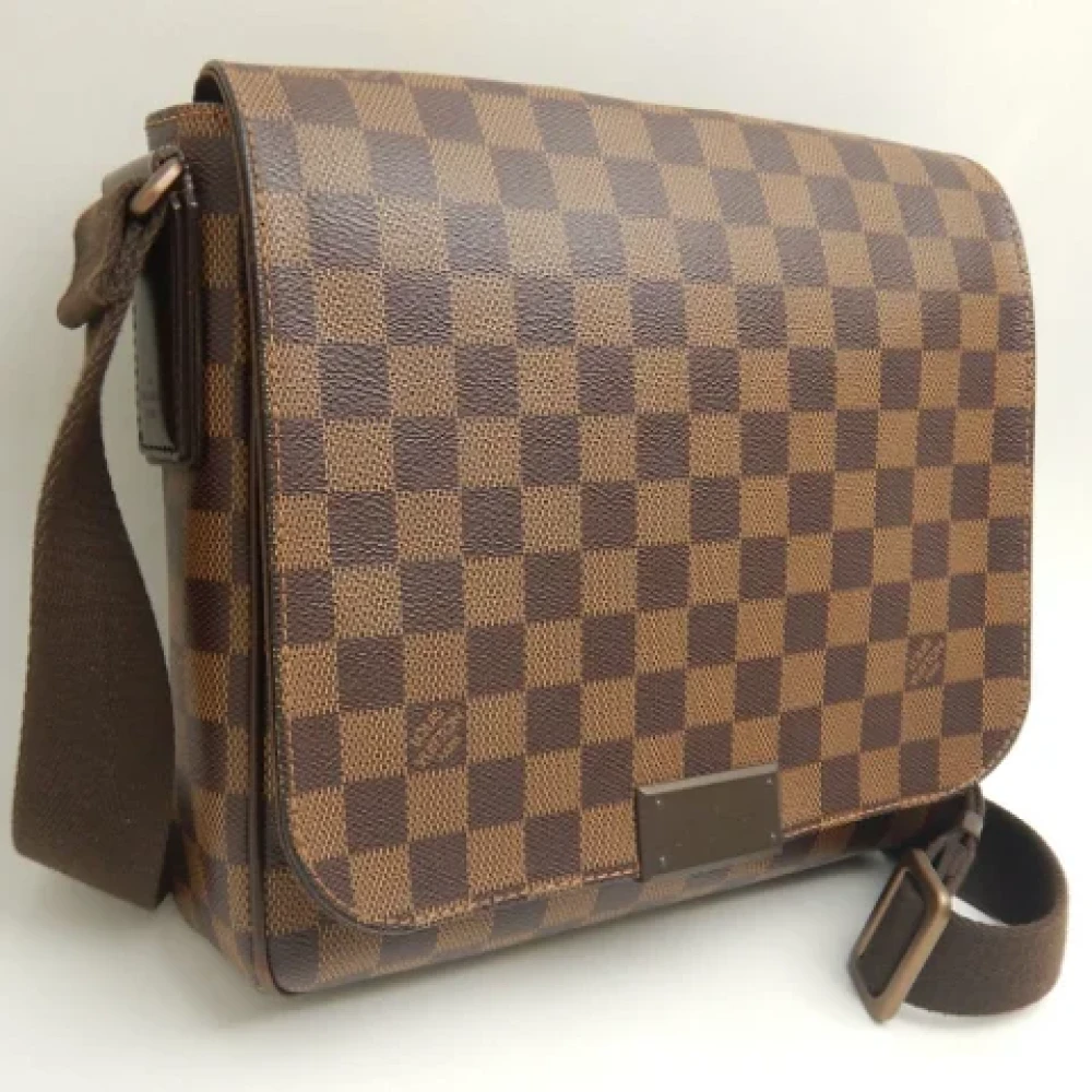 Louis Vuitton Vintage Pre-owned Canvas shoulder-bags Brown Dames