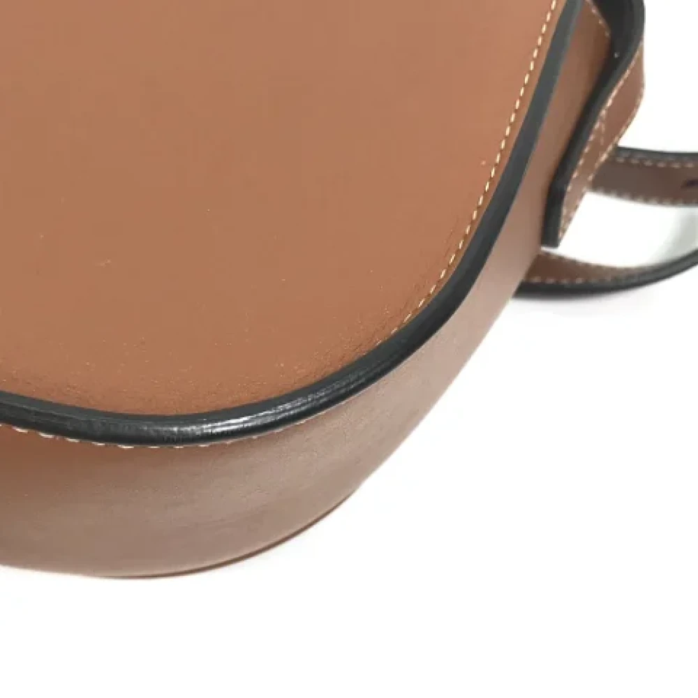 Celine Vintage Pre-owned Leather shoulder-bags Brown Dames