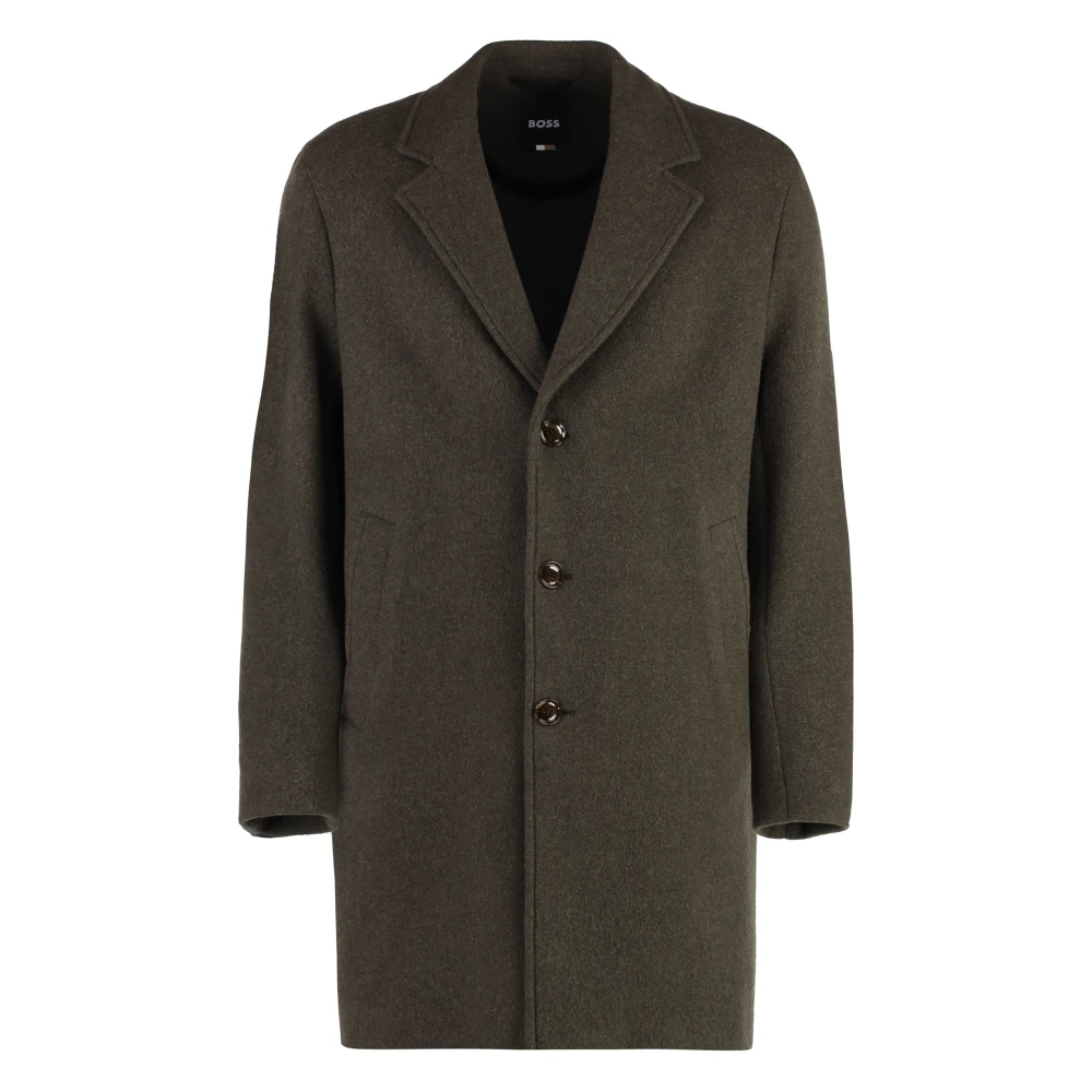 Coats > Single-Breasted Coats - - Hugo Boss - Modalova