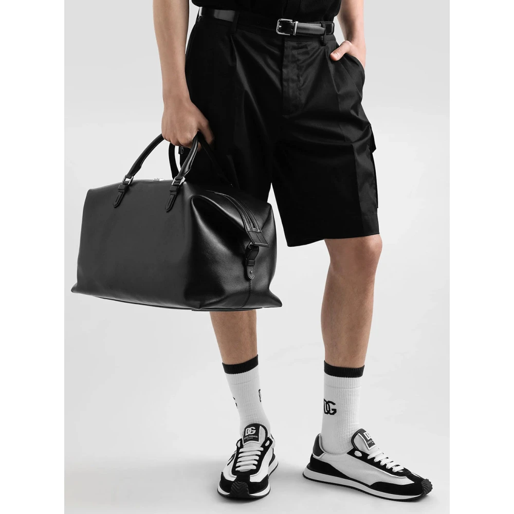 Dolce & Gabbana Stijlvolle Duffel Tas voor Reizen Black Heren