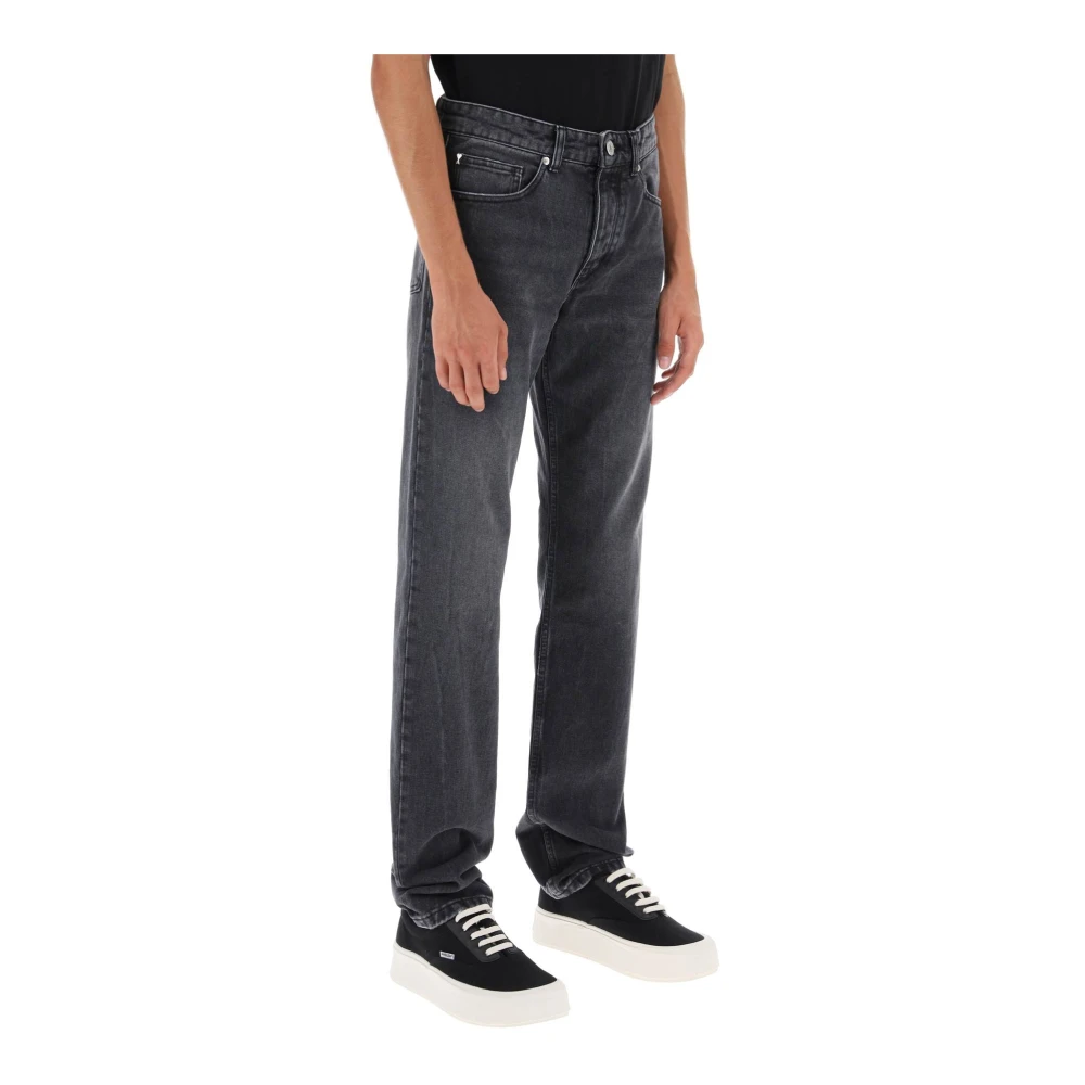 Ami Paris Vintage-gewassen regular fit jeans Gray Heren