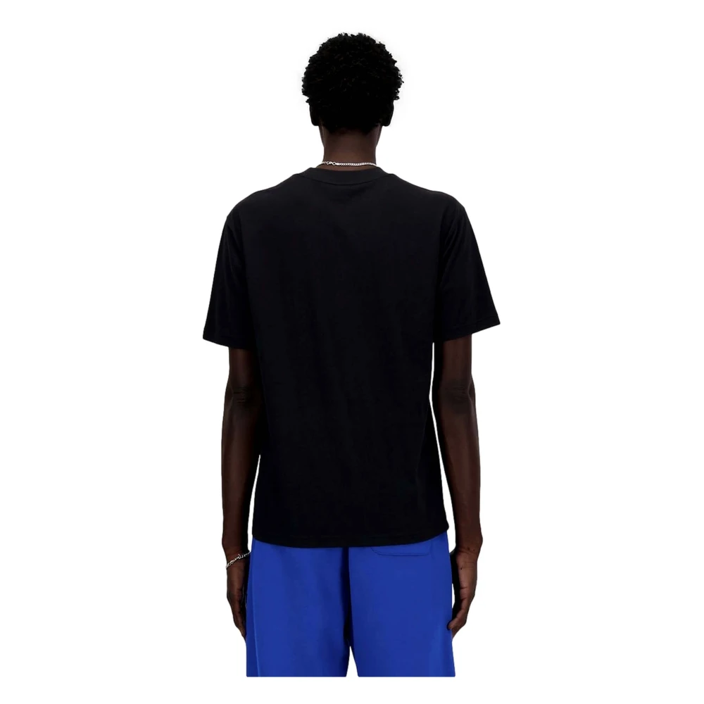 New Balance Klein Logo T-shirt Black Heren