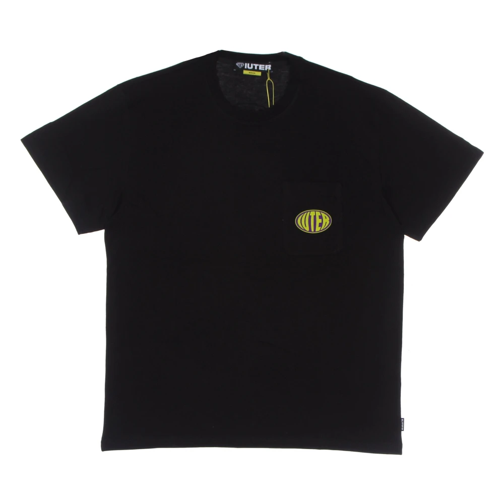 Iuter Zwarte Hungry Tee Korte Mouw T-shirt Black Heren
